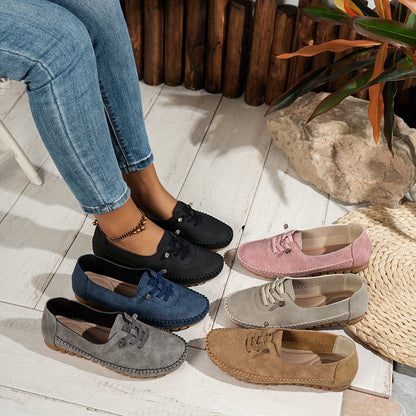 Women's Lace-Up Comfort Loafers