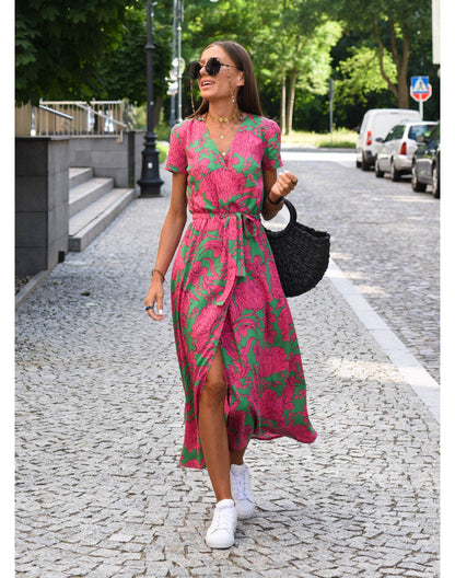 Women's Floral Print Everyday Maxi Dress
