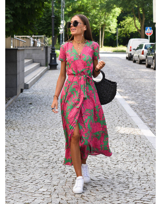 Women's Floral Print Everyday Maxi Dress