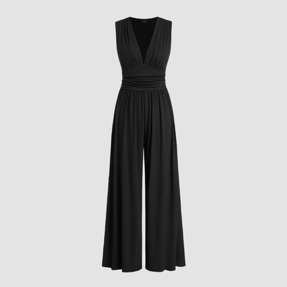 Women's Wide-Leg Casual Day Wear Jumpsuit