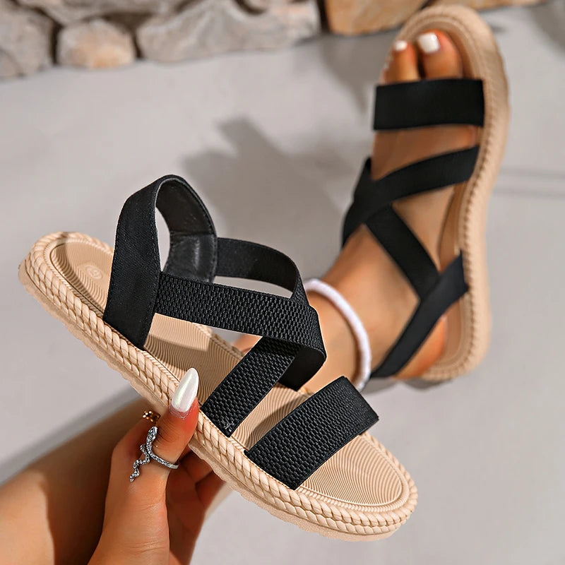 Women's Woven Flat Sandals