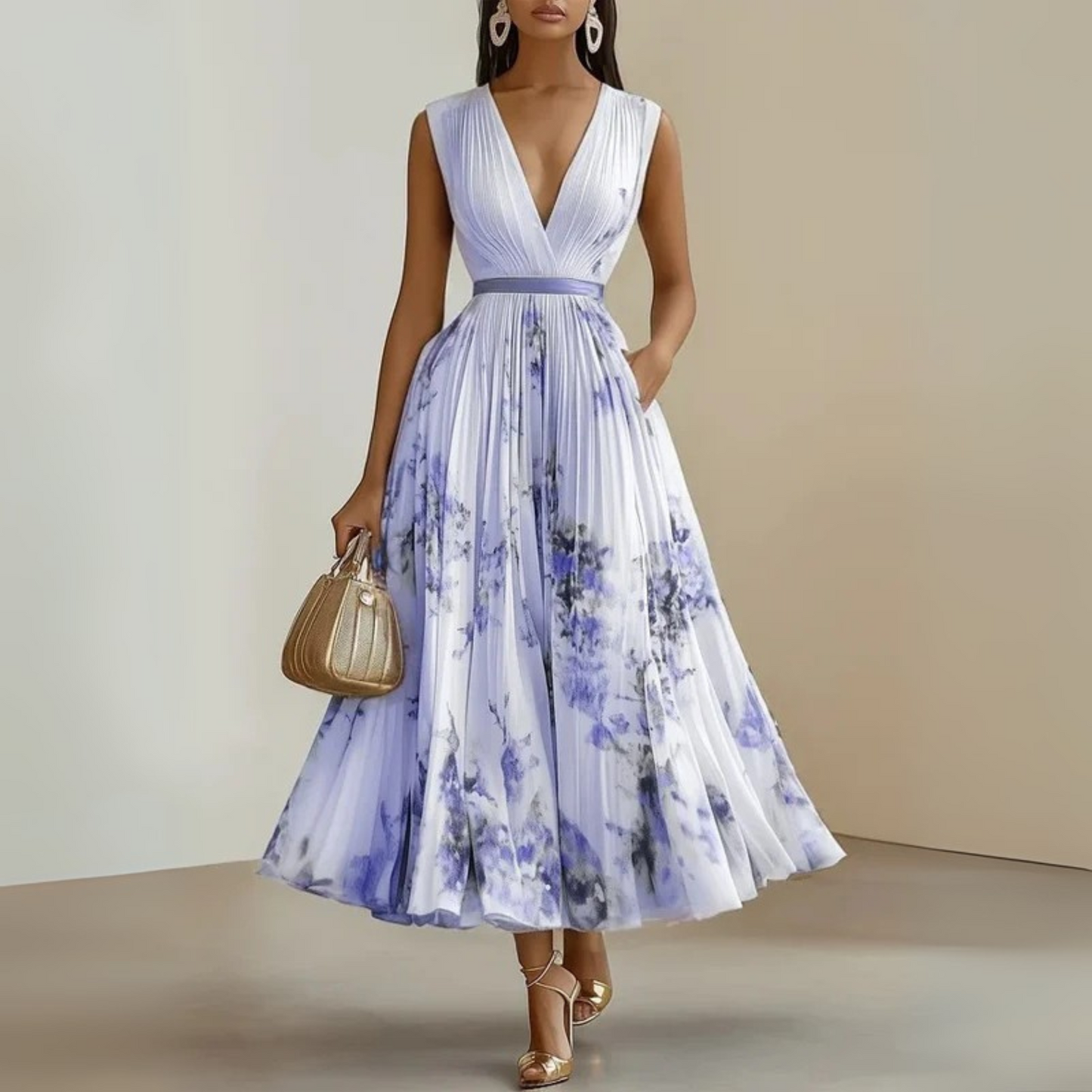 Women's Flowy Summer Maxi Dress