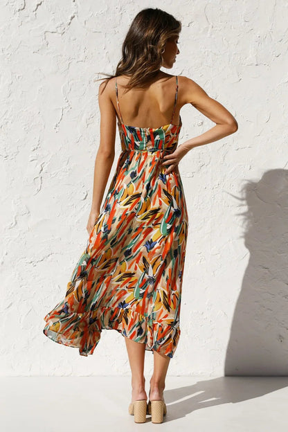 Women's Floral Special Event Midi Dress
