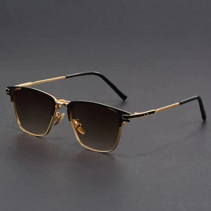 Sovrano UV400 Geometric Metal Sunglasses
