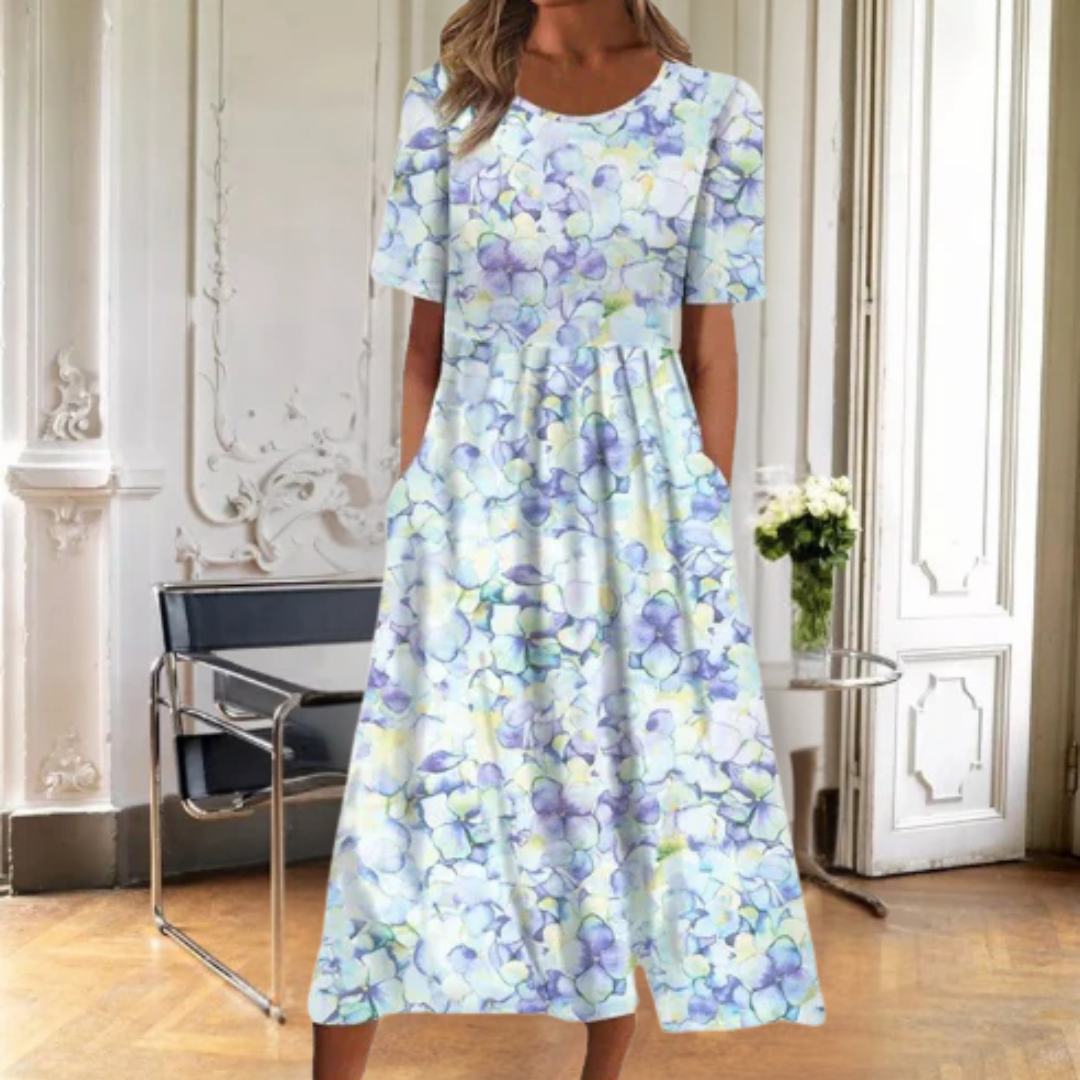Women's Floral Summer Midi Dress