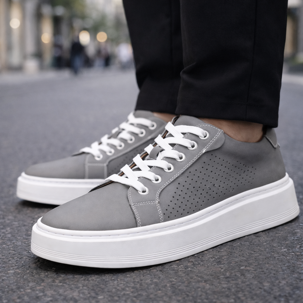 Montari Orthopedic Leather Sneakers