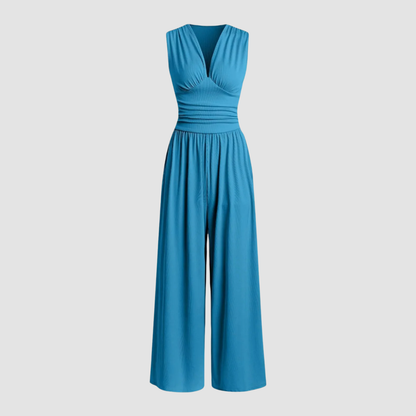Women's Wide-Leg Casual Day Wear Jumpsuit