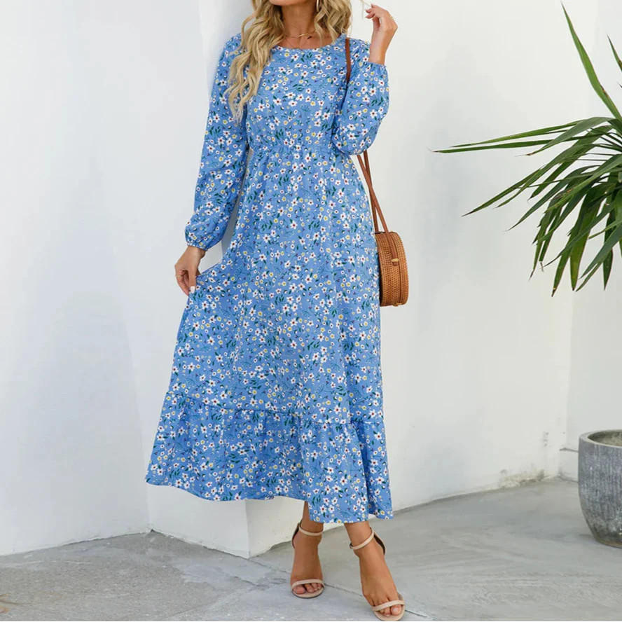 Women's Floral Summer Maxi Dress