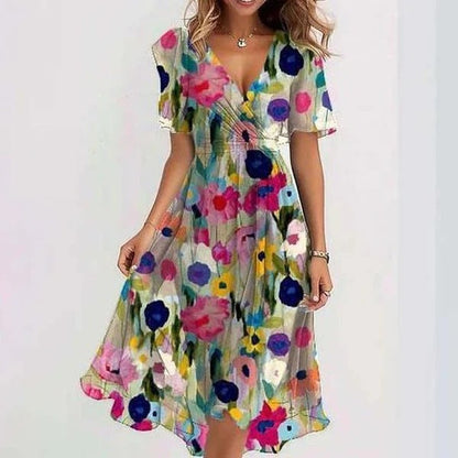Women's Flowy Summer Midi Dress