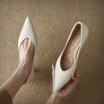 Women's Kitten Heel Pointed Toe Pumps