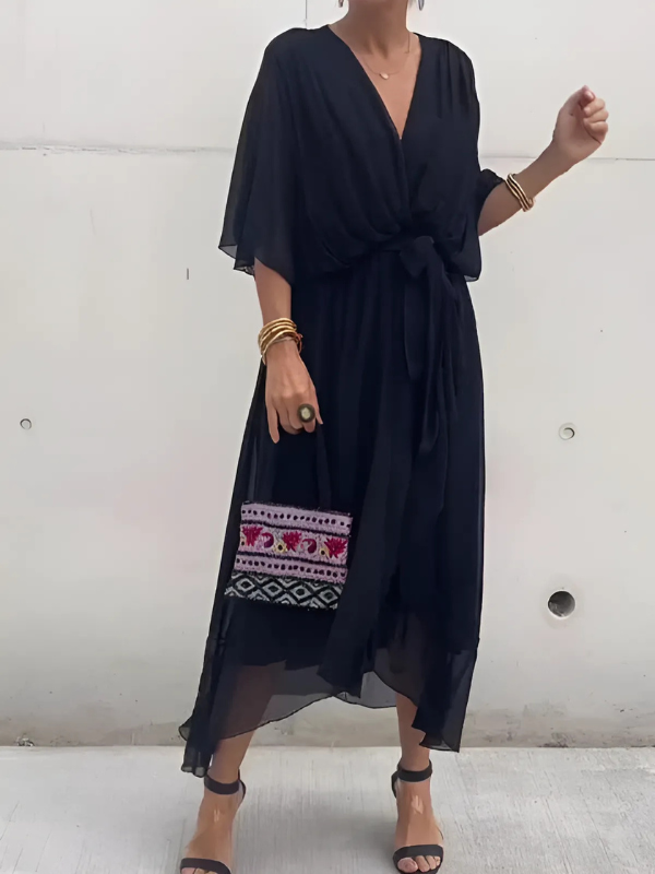 Women's Wrap Midi Dress Day to Night