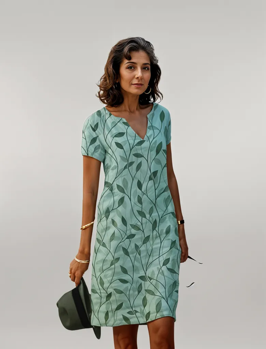 Women's A-Line Casual Summer Midi Dress