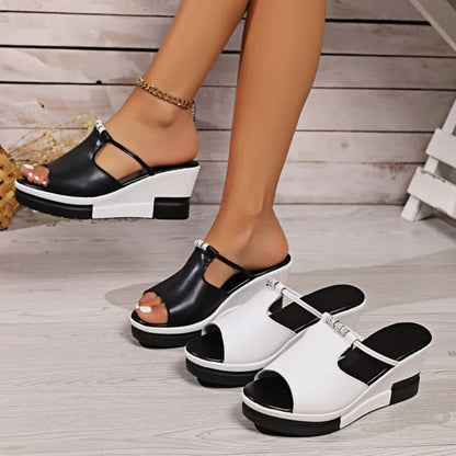 Women's Platform T-Bar Sandals