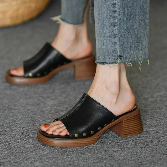Women's Flat Slide Mule Sandals