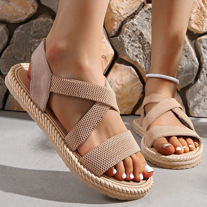 Women's Woven Flat Sandals