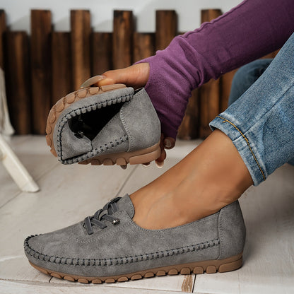 Women's Lace-Up Comfort Loafers