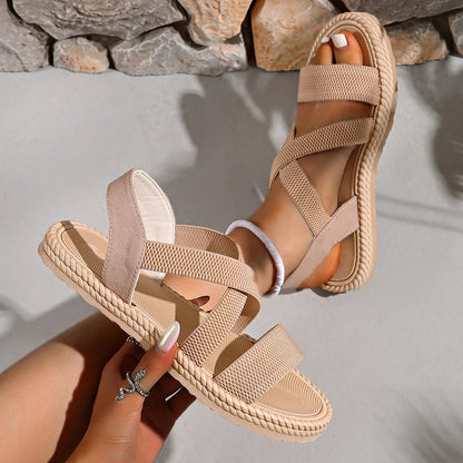 Women's Woven Flat Sandals