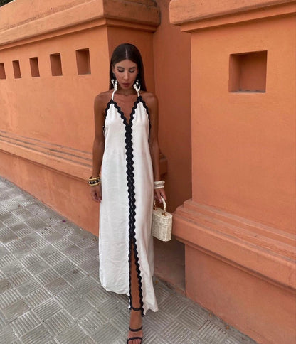 Women's Wrap Wedding Guest Maxi Dress