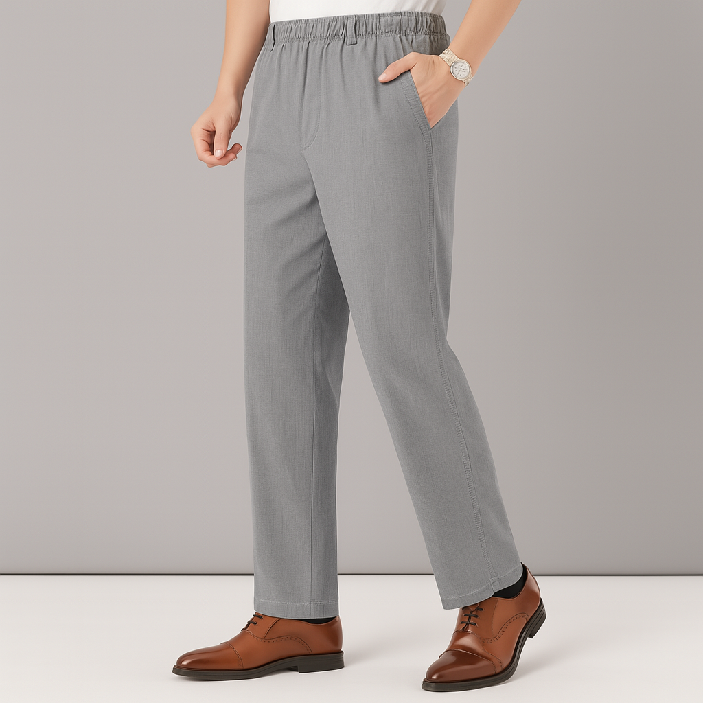 Montaro Drawstring Linen Pants