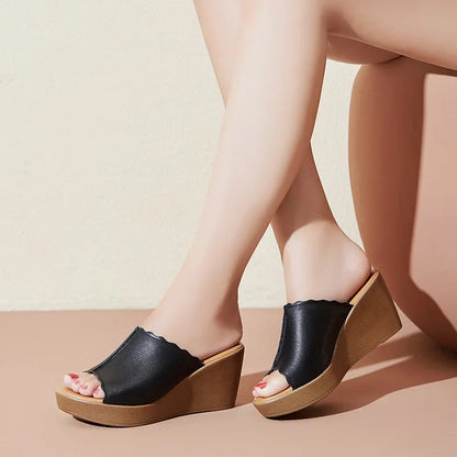 Women's Open Toe Wedge Sandals