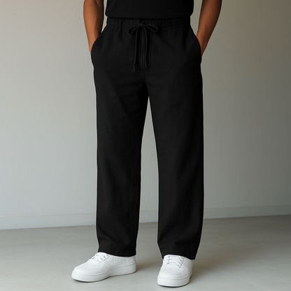 Montari Drawstring Linen Pants