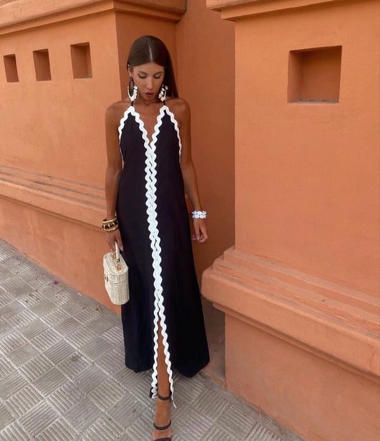 Women's Wrap Wedding Guest Maxi Dress