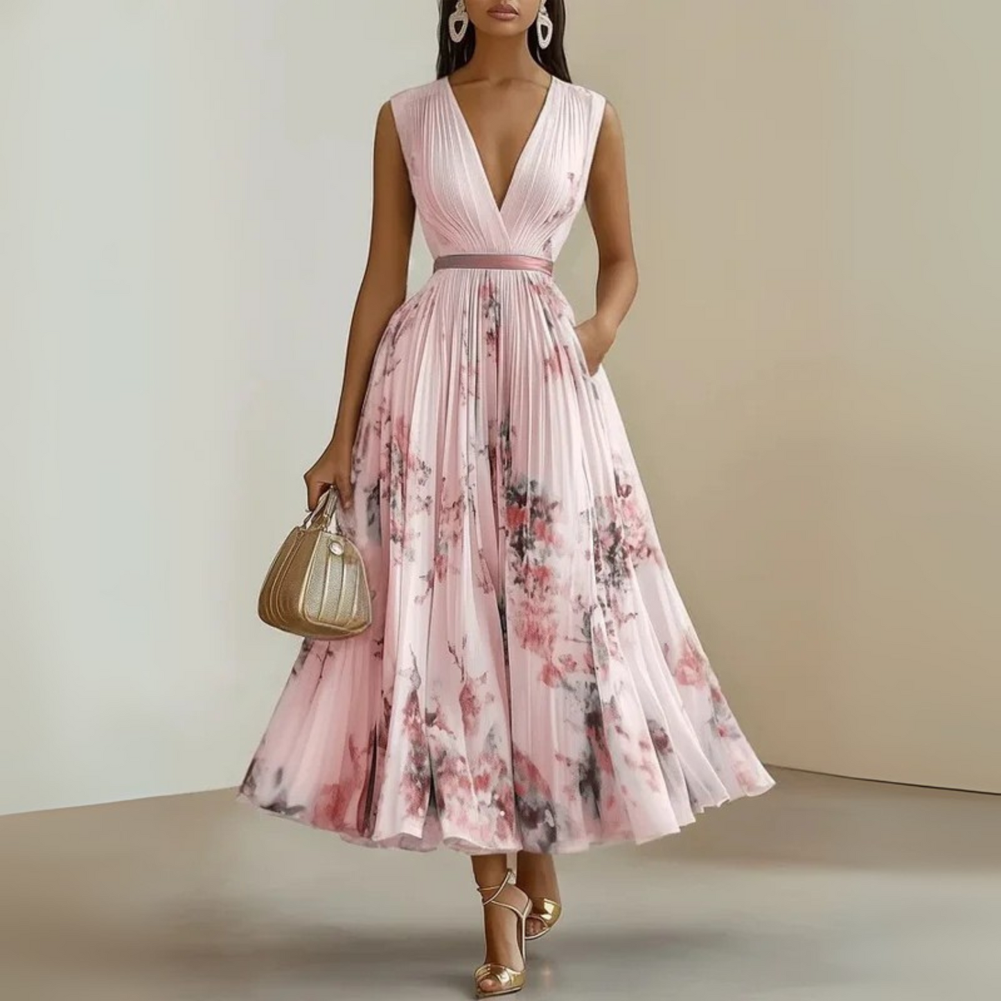 Women's Flowy Summer Maxi Dress