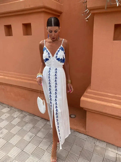 Women's Flowy Summer Maxi Dress