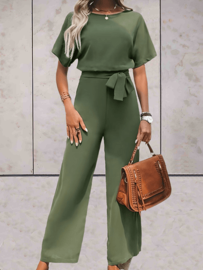 Women's Short Sleeve Two-Piece Casual Set