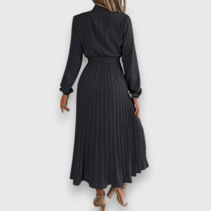 Women's Pleated Wedding Guest Midi Dress