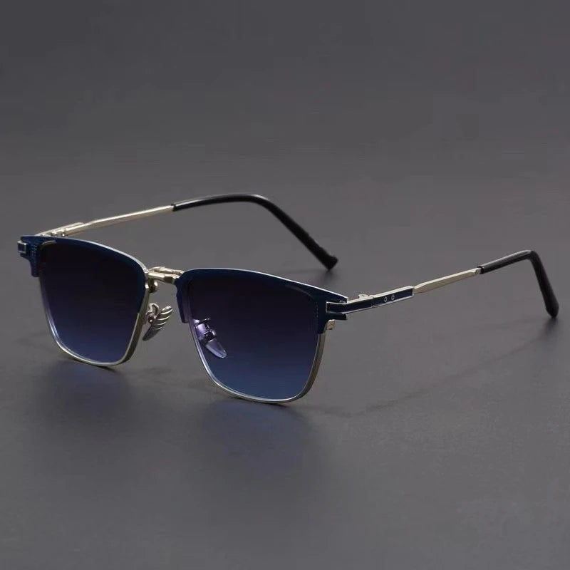 Sovrano UV400 Geometric Metal Sunglasses