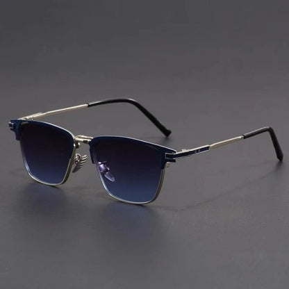 Sovrano UV400 Geometric Metal Sunglasses