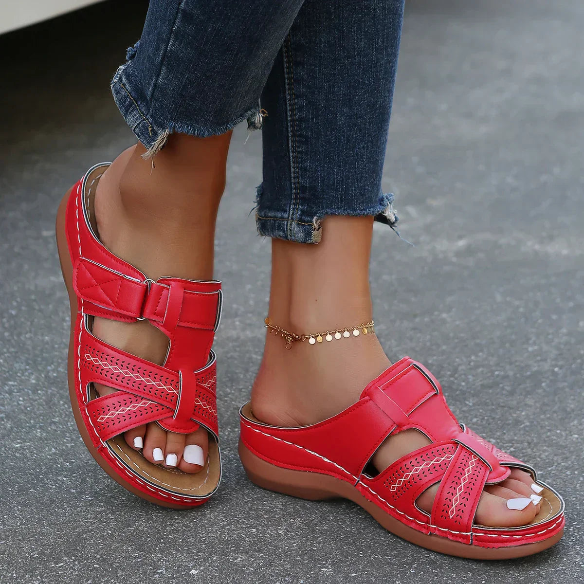 Women's Strappy Flat Sandals