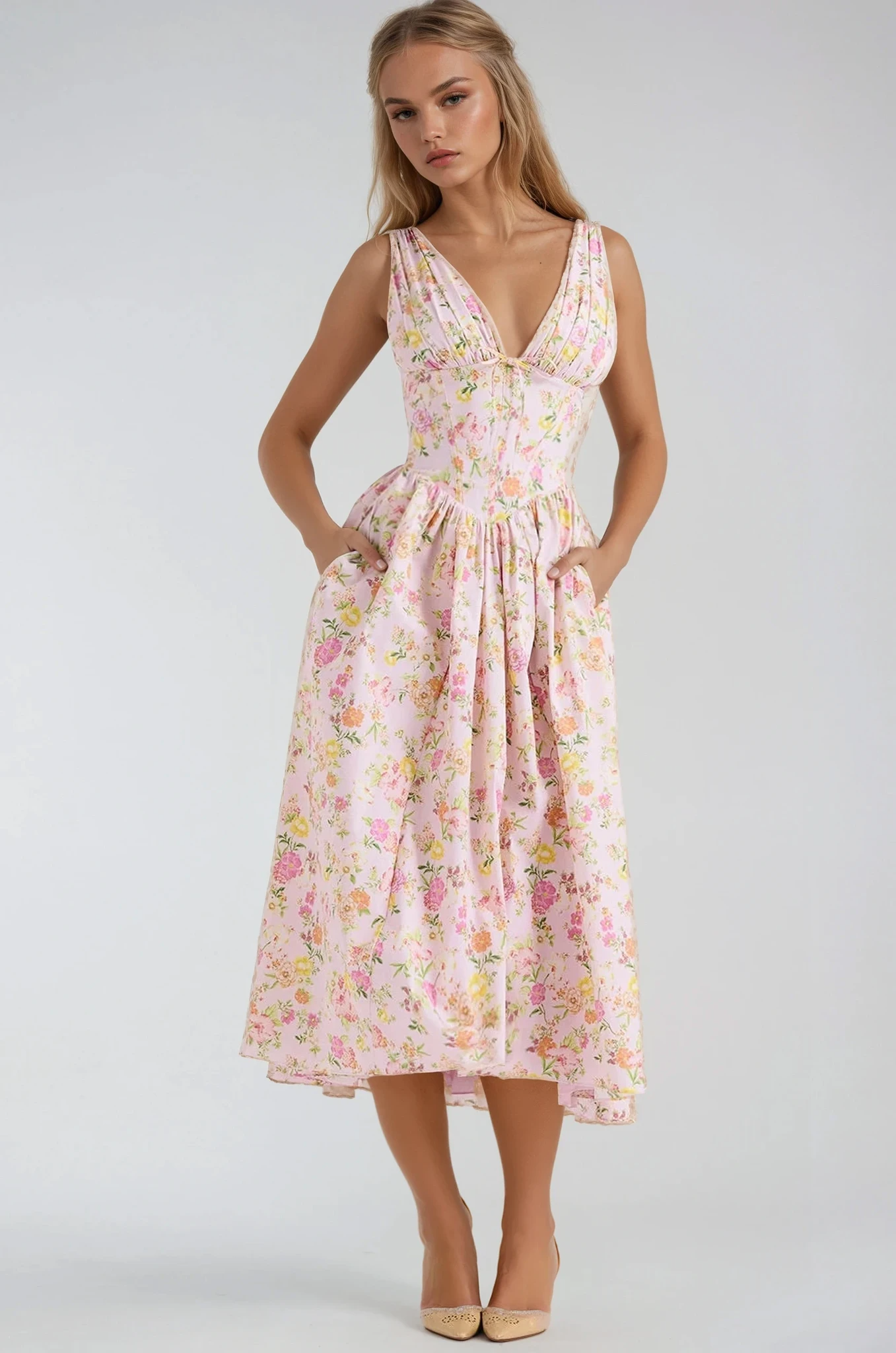 Women's Flowy Vacation Summer Dress
