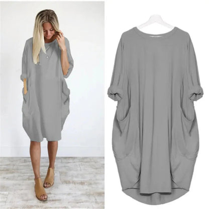 Women's Flowy Casual Summer Midi Dress