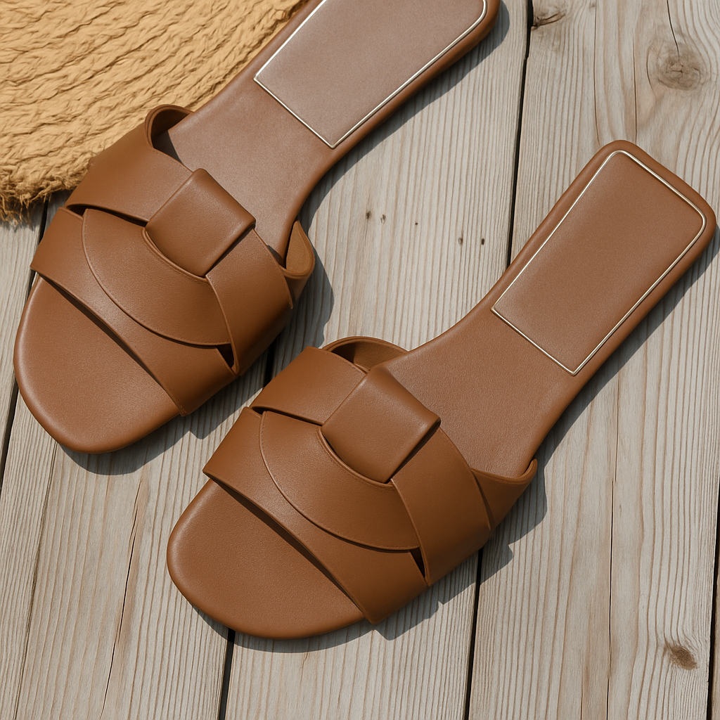 Women's Cushioned Slide Sandals