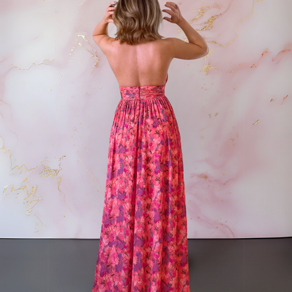 Women's Floral Summer Maxi Dress