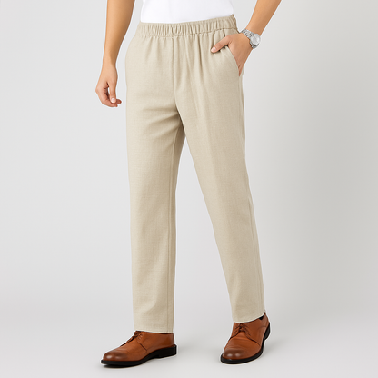 Montaro Drawstring Linen Pants