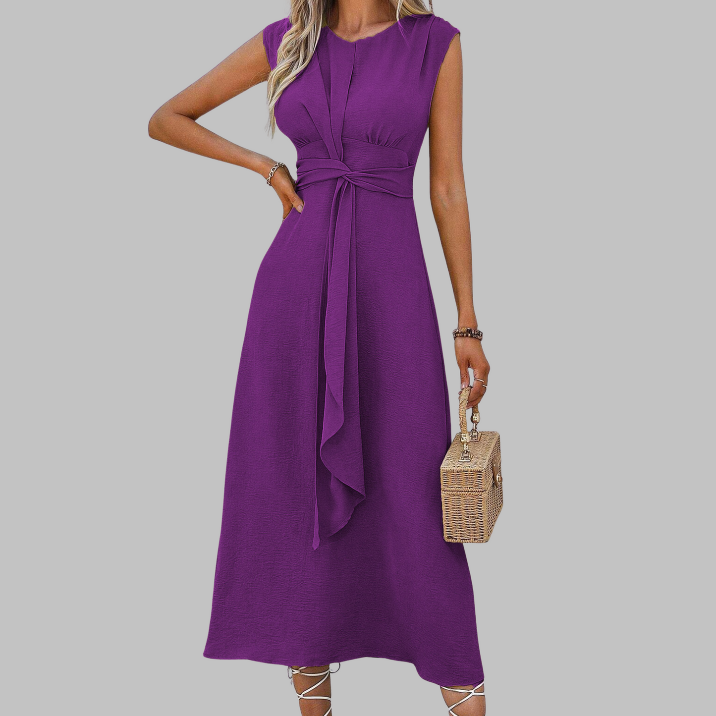 Women's Sleeveless Evening Maxi Dress