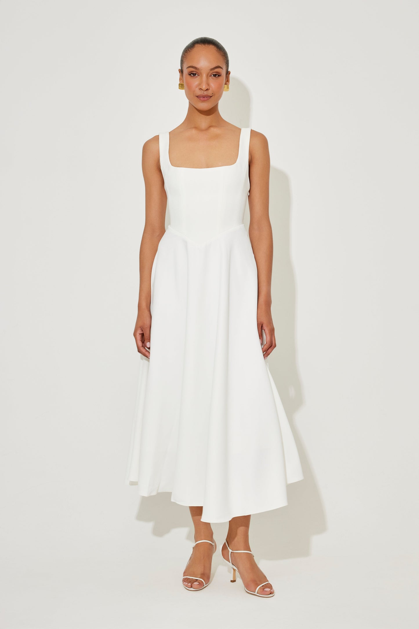 Women's Flowy Event Midi Dress