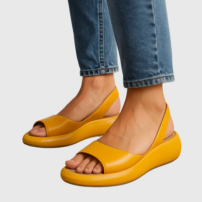 Women's Open Toe Slip-On Flat Sandals