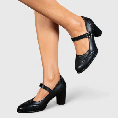 Women's Mary Jane Block Heel Shoes