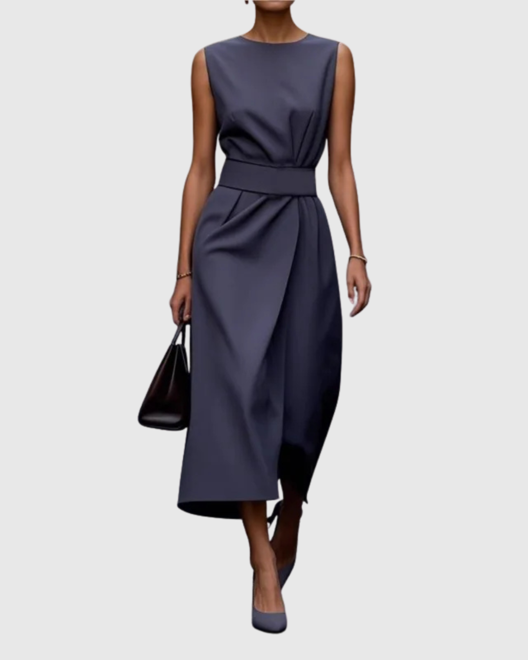 Women's Sleeveless Special Occasion Midi Dress