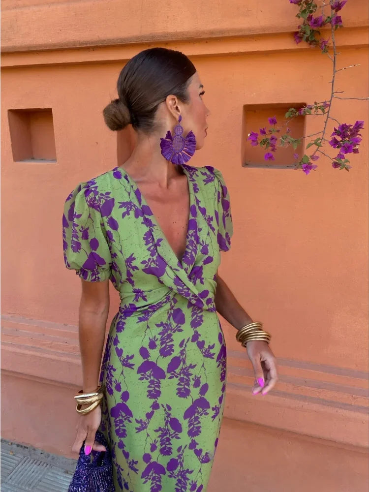 Women's Flowy Summer Midi Dress