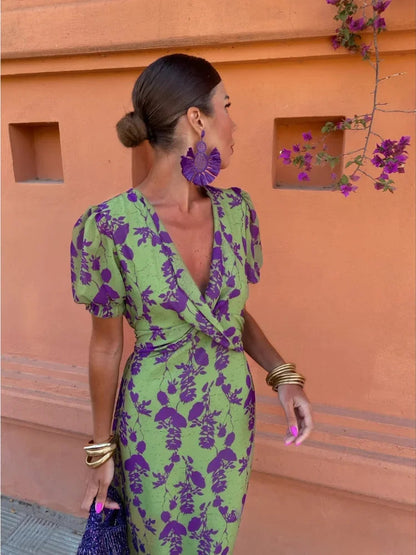 Women's Flowy Summer Midi Dress