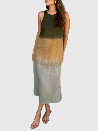 Women's Printed Casual Summer Midi Dress