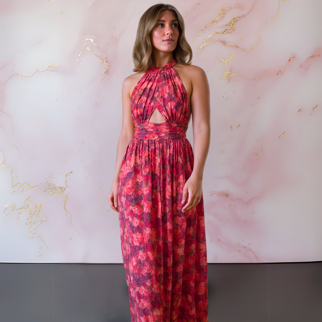 Women's Floral Summer Maxi Dress