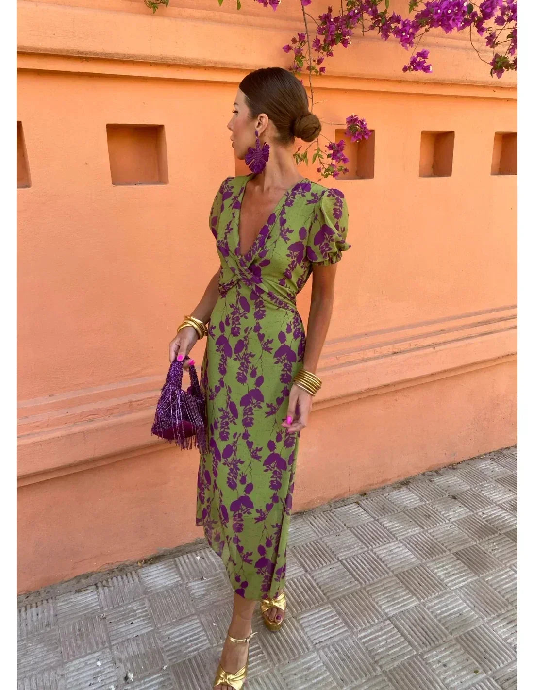 Women's Flowy Summer Midi Dress