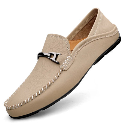 Torsino Leather Slip-On Loafers