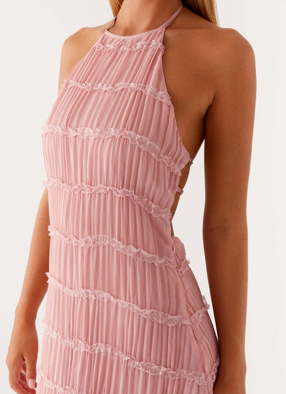 Women's Halter Evening Maxi Dress